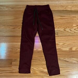 Dark red sweatpants